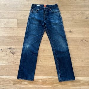 Hugo Boss Orange Label Button Fly Straight Leg Jeans 30